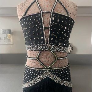Custom Dance Solo Costume. Brand new. Made by Cristina Costume. Child XL